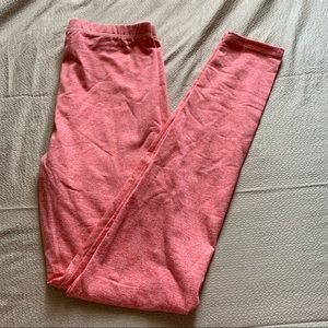 Pink workout leggings